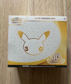 POKEMON TCG 30TH ANNIVERSARY ETB ELITE TRAINER BOX FACTORY SEALED NEW