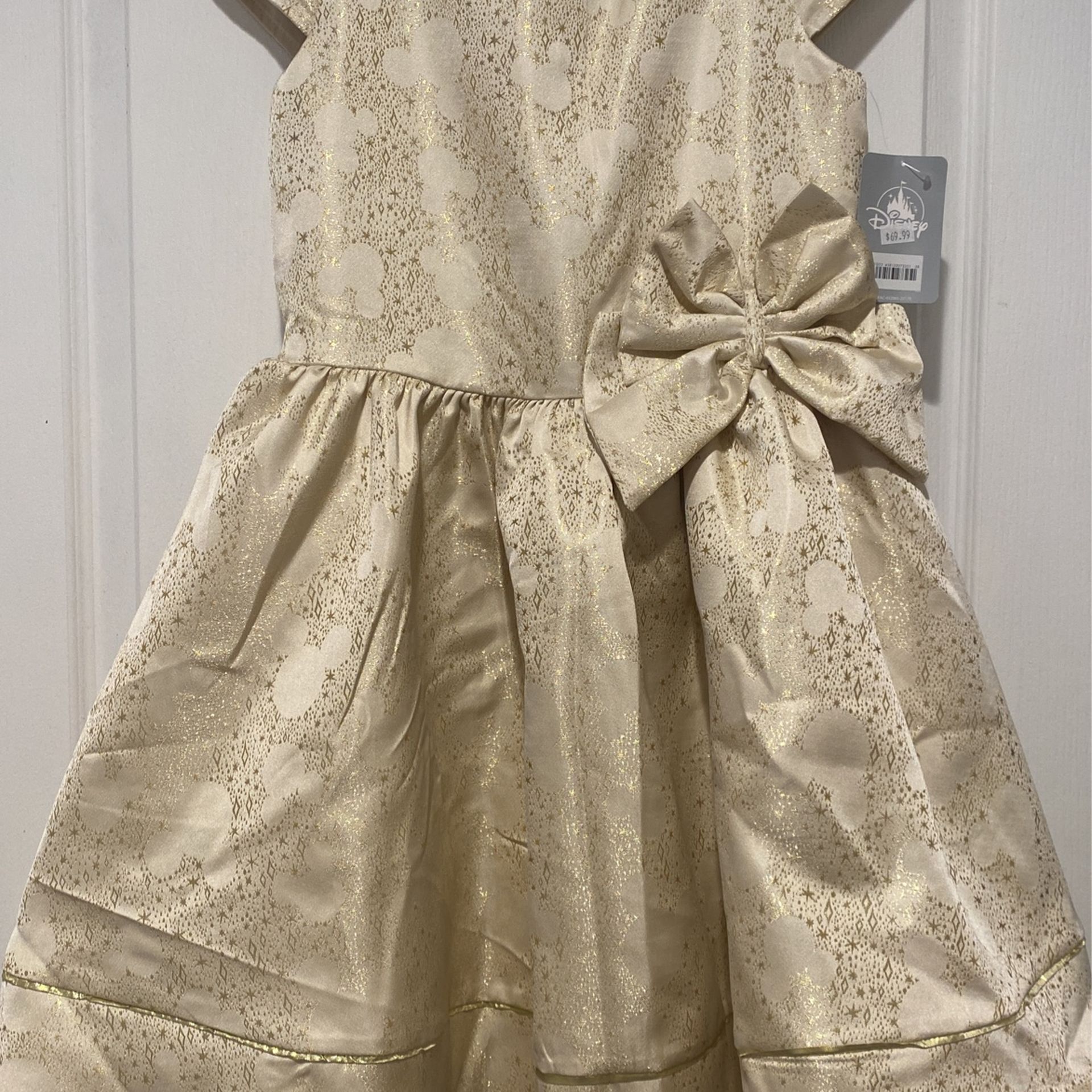 Disney Gold dress For Girls Size 13