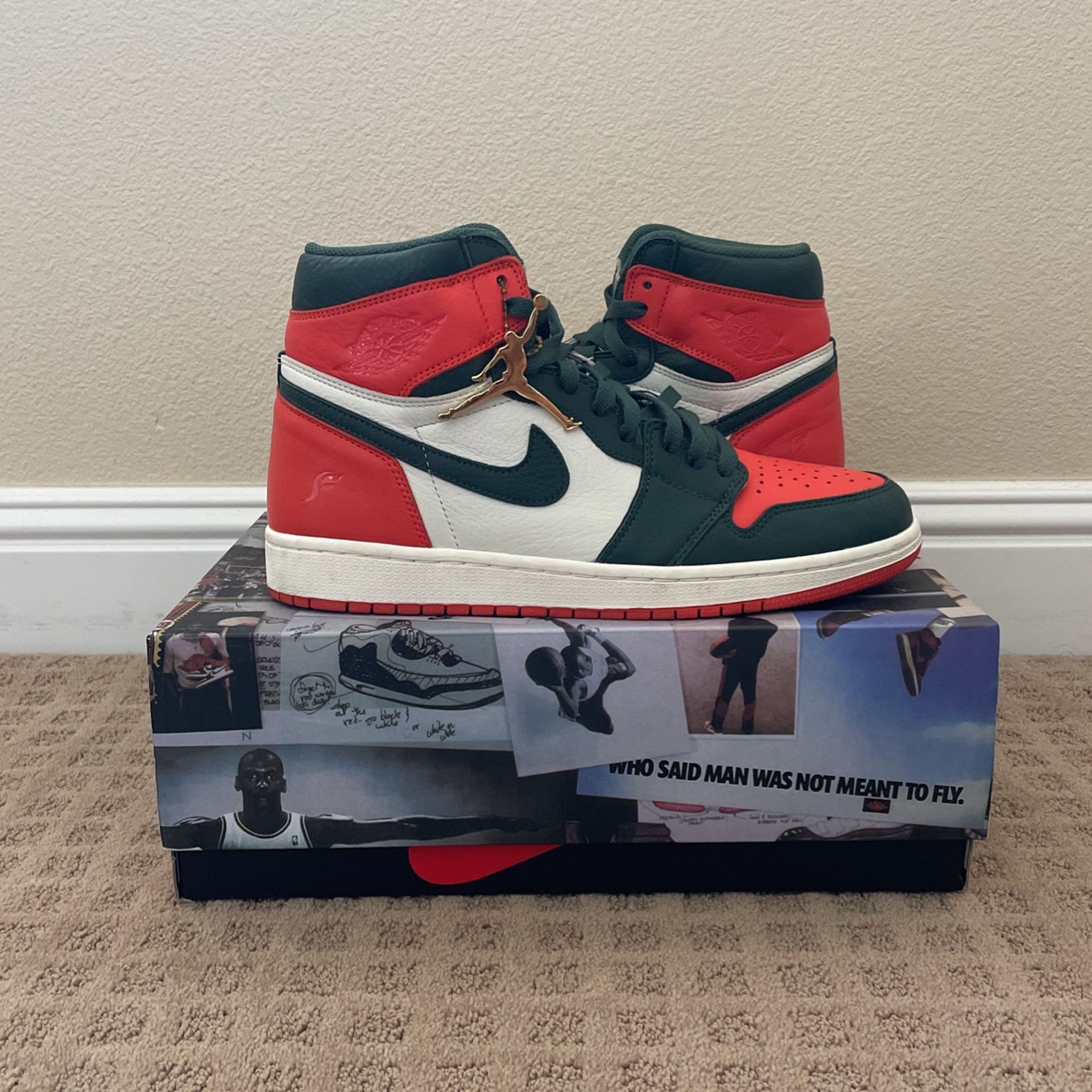 Jordan 1 High SoleFly Art Basel Sail