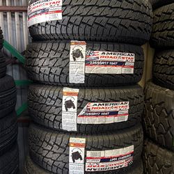 235/65/17 American Roadstar All Terrain Tires