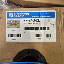 Superior Essex Cat6 Plenum Bulk Cable – 16+ Full Unused Boxes