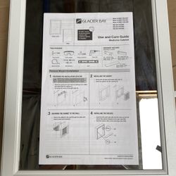 Glacier Bay 15.12 In X 5 In X  25 In  Recessed Medicine Cabinet Color Out Of Box With No Shelves