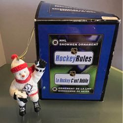 Buffalo Sabres Snowman Ornament 