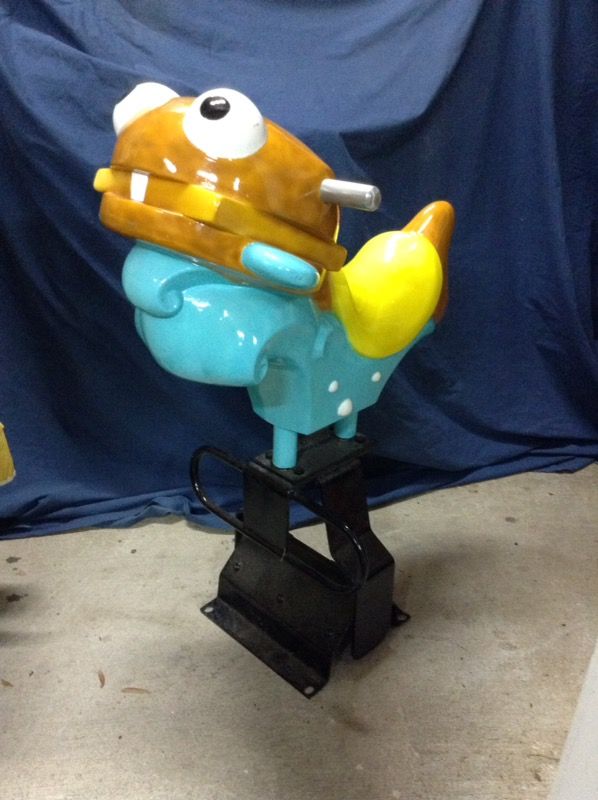 McDonald's 1970's Filet o fish playground ride on