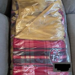San Francisco 49ers Fleece Blanket NFL licensed 