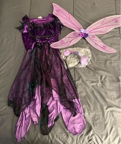 Woman purple fairy Halloween costume