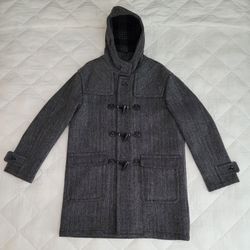 TWEED HOODED COAT (MENS)