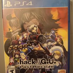 DOT hack//G.U. Last Recode Ps4