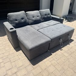 Gray Sectional Sofa Sleeper