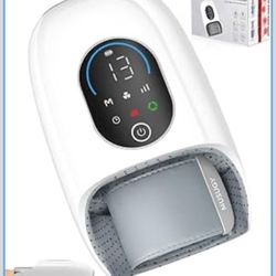 Hand Massager with Heat and Compression : Full-Hand and Wrist Coverage with Touchscreen & Palm Roller – Designed for Daily Comfort at Home, Office, or