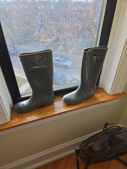 Gray Women Rain boots - Size 11 