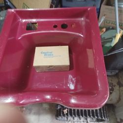 Hair Sink With New Facuet Set