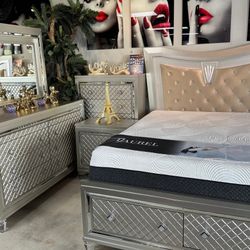 New Bedroom Set In Box 📦 Finance Available No Credit Needed $39 Down Buy Now Pay Later 