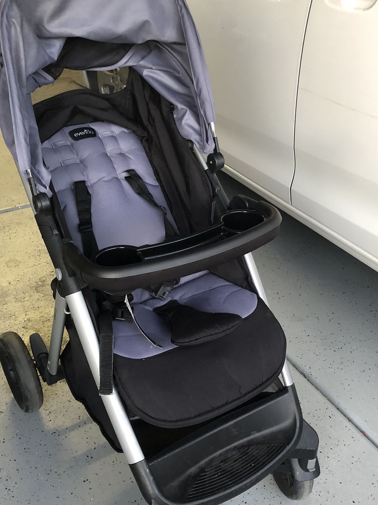 Evenflo car seat and stroller