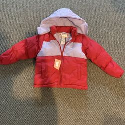 Girls Brand New Pink Jacket Size 5/6 Inside fleece for extra warmth asking only $12