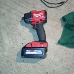 Milwaukee Fuel Brushless Drill With Red Lithium High Output M18 Battery
