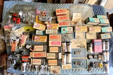 Large All Vintage Lot Slot Car Motors And Accessories