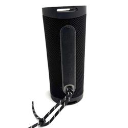 Portable Bluetooth Speaker w/ Built-In LED Flashlight  Black  Rechargeable As-Is