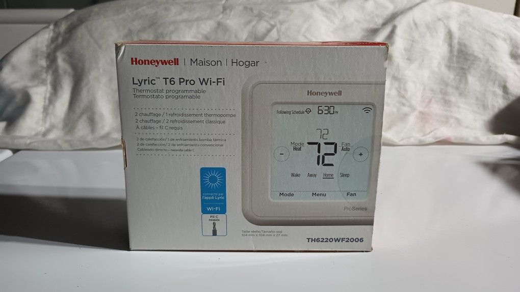 Brand New Honeywell Lyric T6 Pro WiFi thermostat