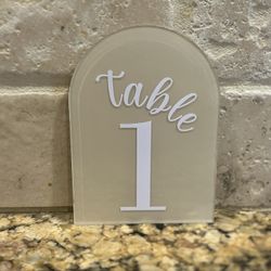 Custom acrylic Signs 