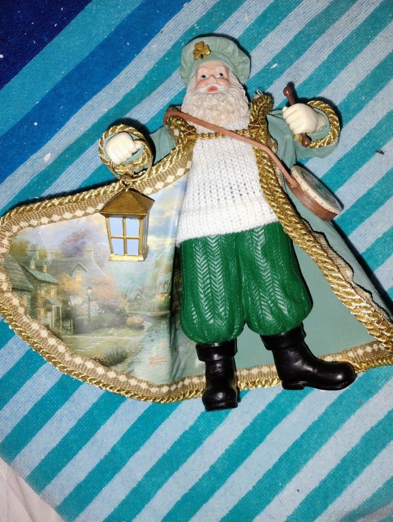 Thomas Kinkade Visions of Ireland Santas