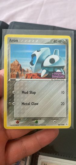 Aron 58/110 Ex Holon Phantoms Pokemon Card