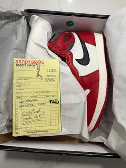 Jordan 1 Chicago Lost N Found size 9.5