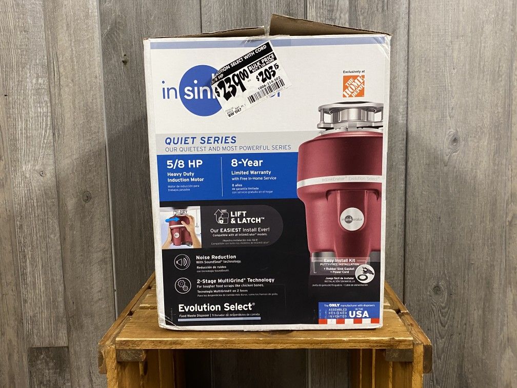 INSINKERATOR Quiet Edition 5/8 HP Disposal for Sale in Auburn, WA OfferUp