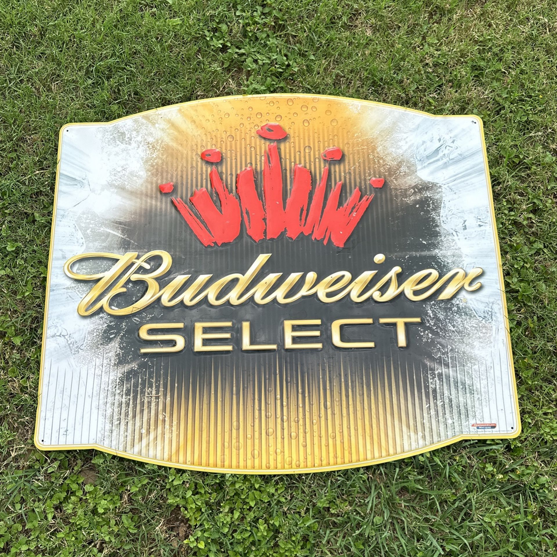 Budwiser Select Metal Sign
