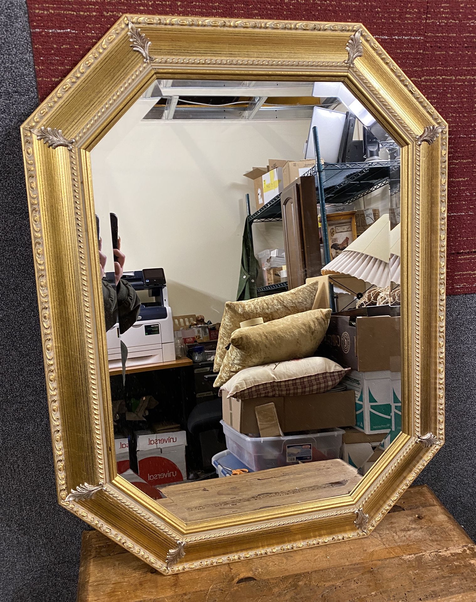 Bombay Company Golden Framed Mirror