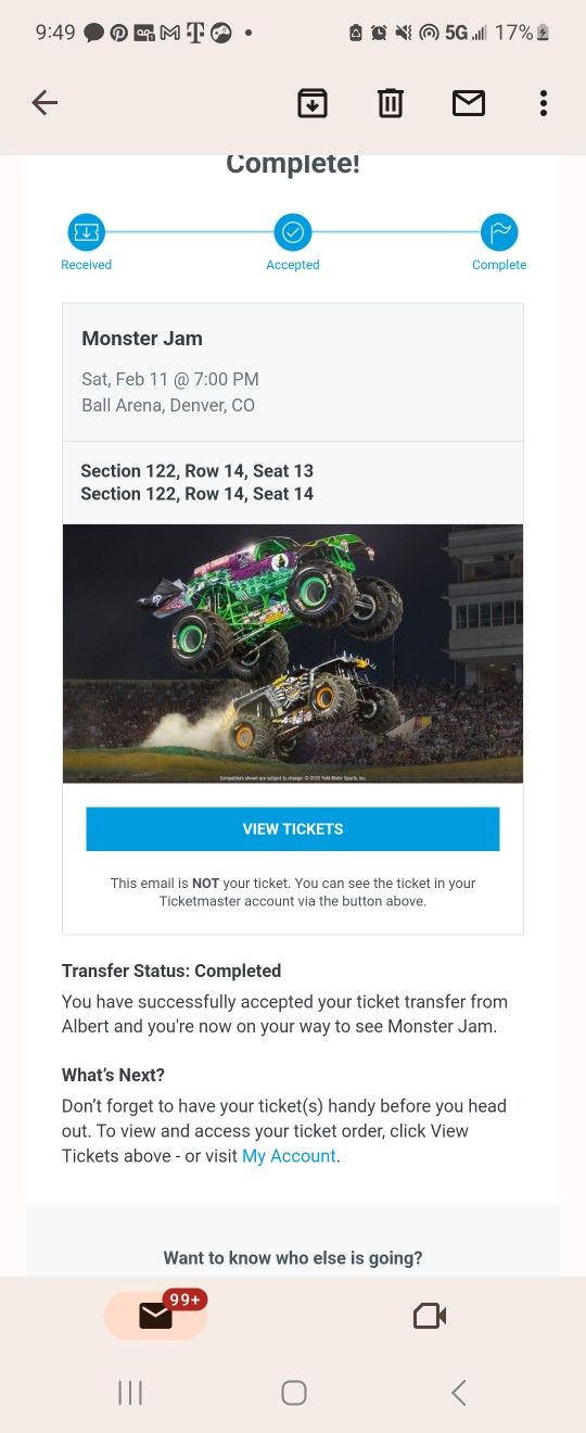 Monster Jam Tickets