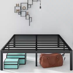  Metal Platform Bed Frame 16 inch