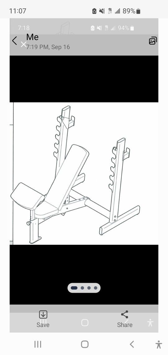 Weight Bench Press Ab/Back Extension Machine Dumbells Bar Rack