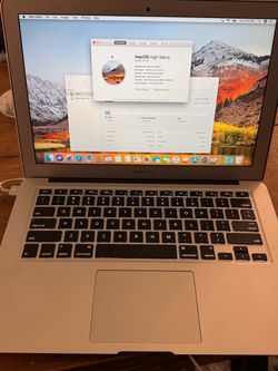MacBook Air 8GB RAM  500GB SSD