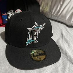 Miami Marlins New Era Fitted Hat
