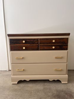 Vintage Two-Tone Dresser