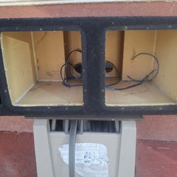 SPEAKERS BOX CAJA PARA BOSINAS 10 INCHES GOOD CONDICIÓN ABLO ESPAÑOL 