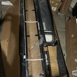 Queen Black Wooden Bed frame 