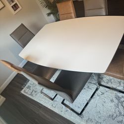 Dinning Set 6 - 38x64 Inch 