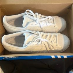 Adidas All White 10 1/2