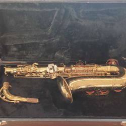 Saxophone With Case