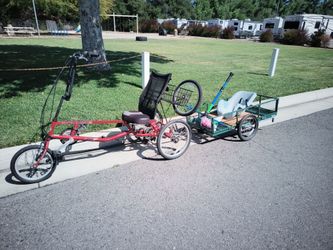 Tricycle with trailer