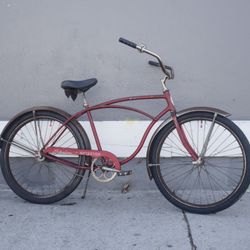 Schwinn Spitfire Klunker Cruiser Coaster Brake Red Medium 26