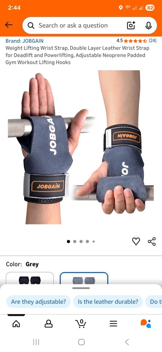 Weight Lifting Wrist Straps 