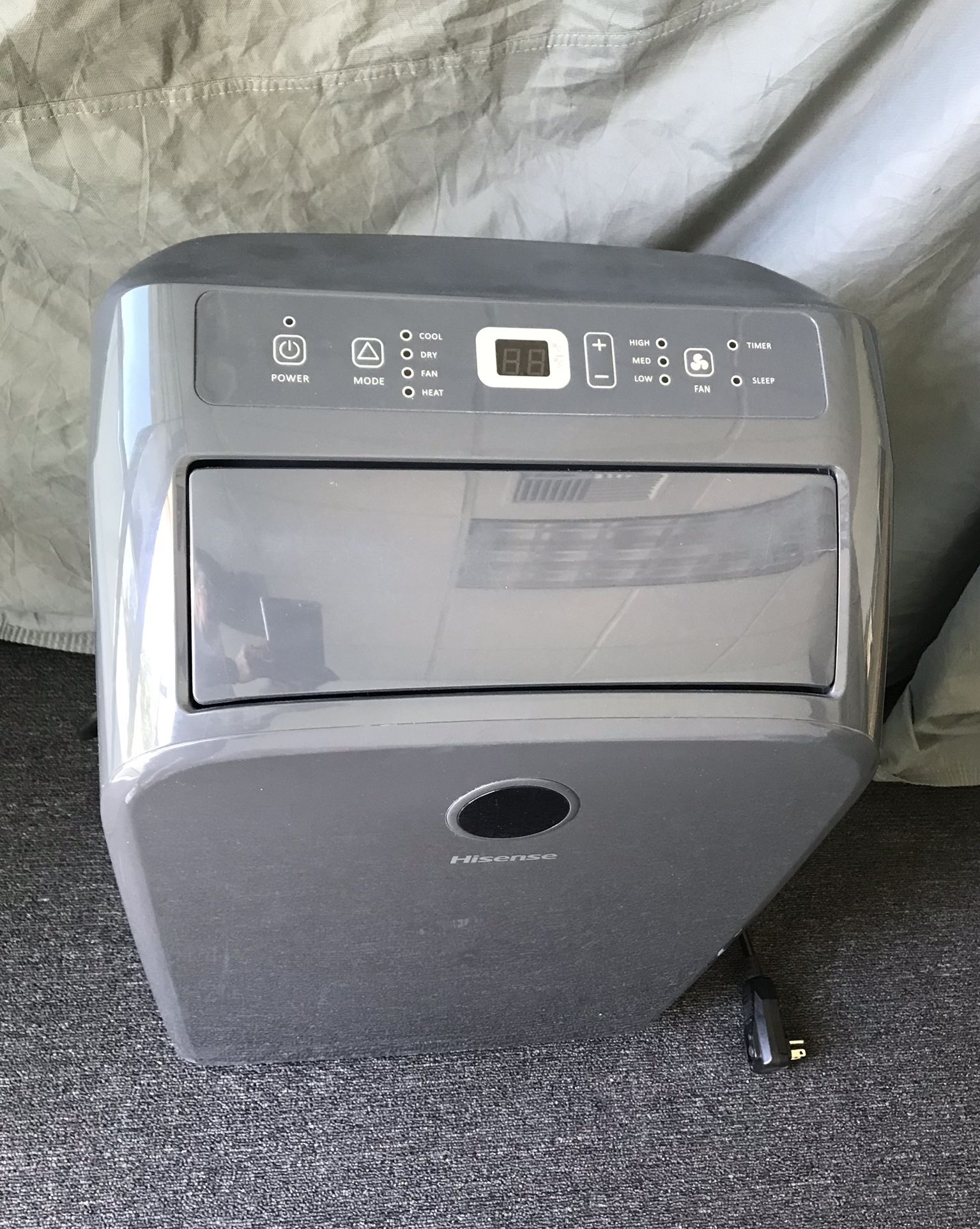 Hisense Portable Air Conditioner 7,500 BTU With Heat Pump & Remote