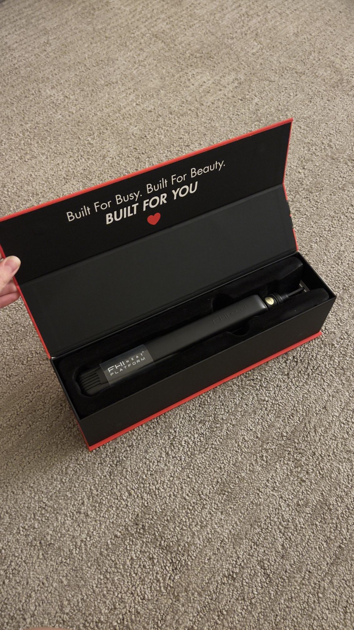 Hair straightener, hair iron