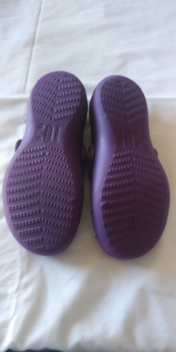 Purple Crocs size 1 or 3