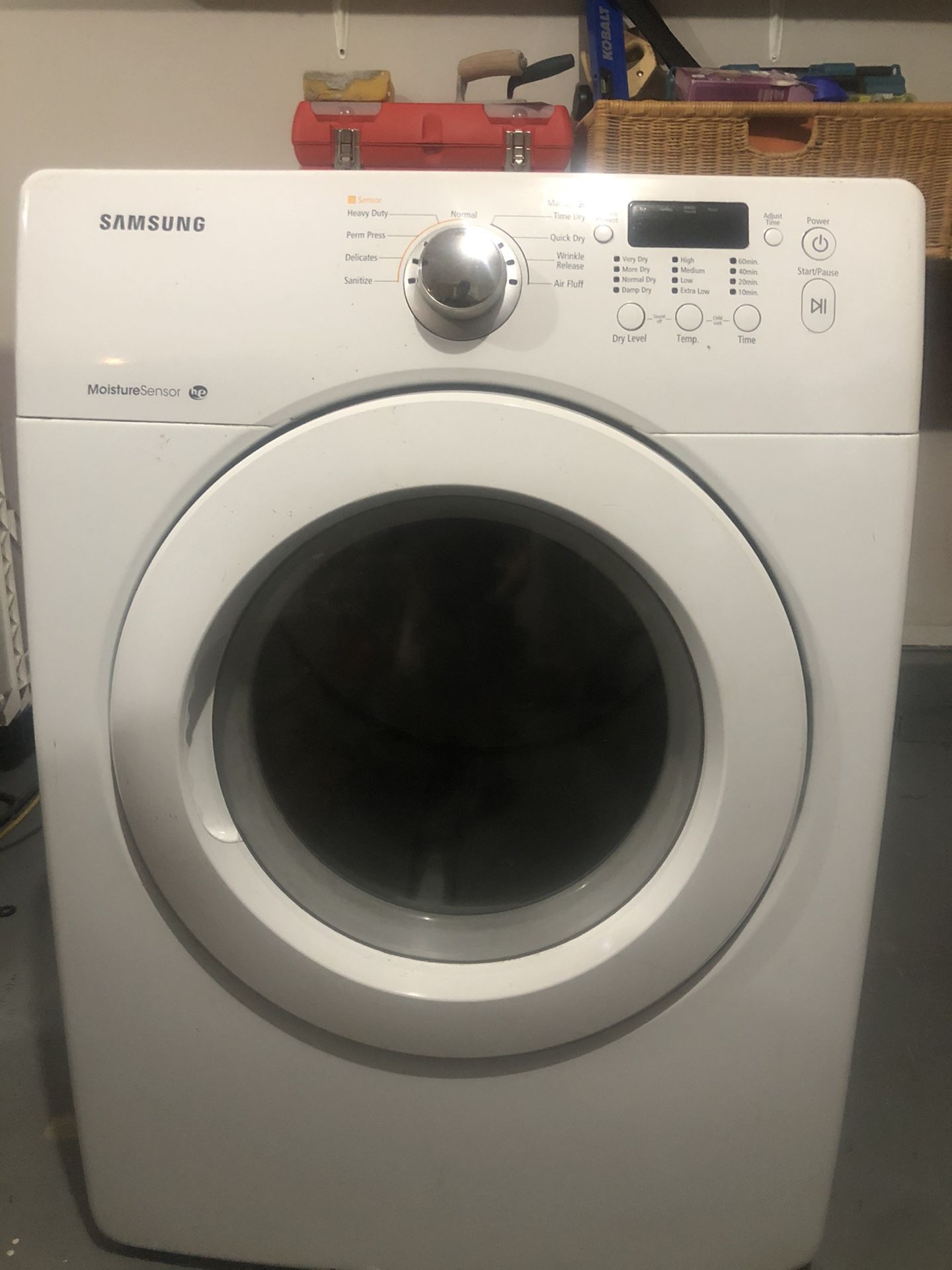 Samsung Dryer Electric 220V model DV36J4000EW