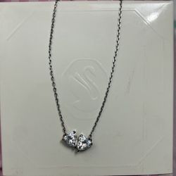Swarovski Double Heart necklace 