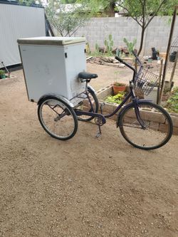 Fanny  Tracycle, w / Deep  ice Chest,  I ASK  $150.00 CASH